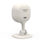 Indoor security camera back panel in white with speaker grille and USB port