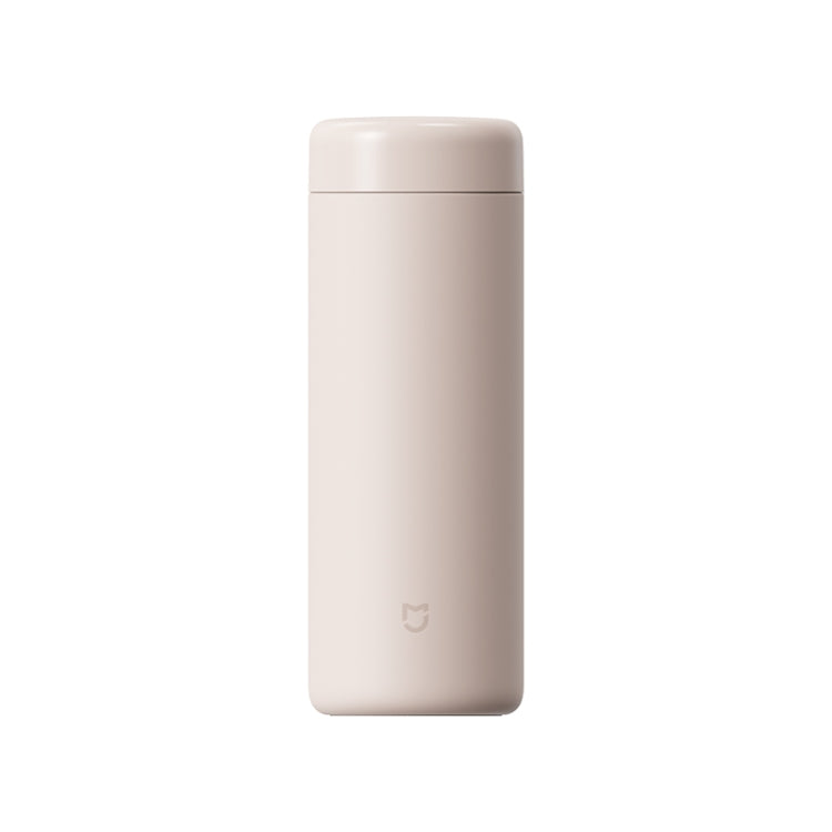 White pocket thermos cup, 350 mL, with screw-top lid