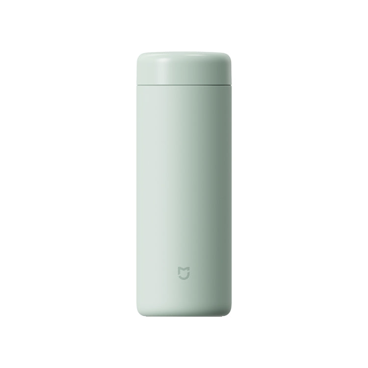 Green pocket thermos cup, 350 mL, with screw-top lid