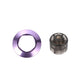 Lavender metal replacement cap ring with clear inner cartridge