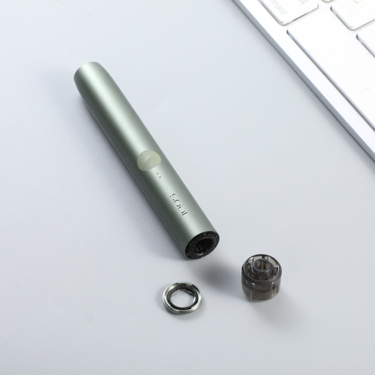 Matte green replacement cap rod with metal removal tool and small ring