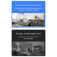 Mini security camera day and night preview panels with color and infrared scenes