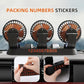 Three-head car fan with black tripod base and orange fan grilles