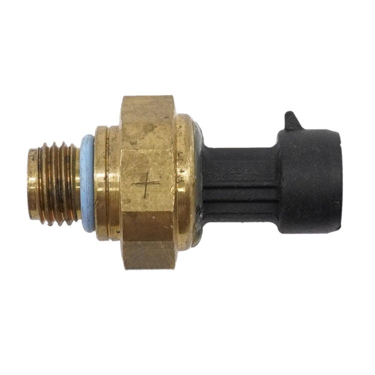 Fuel pressure sensor, brass body with blue seal ring and black plug