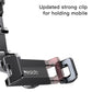 Black car phone holder mount with strong clip for holding smartphone