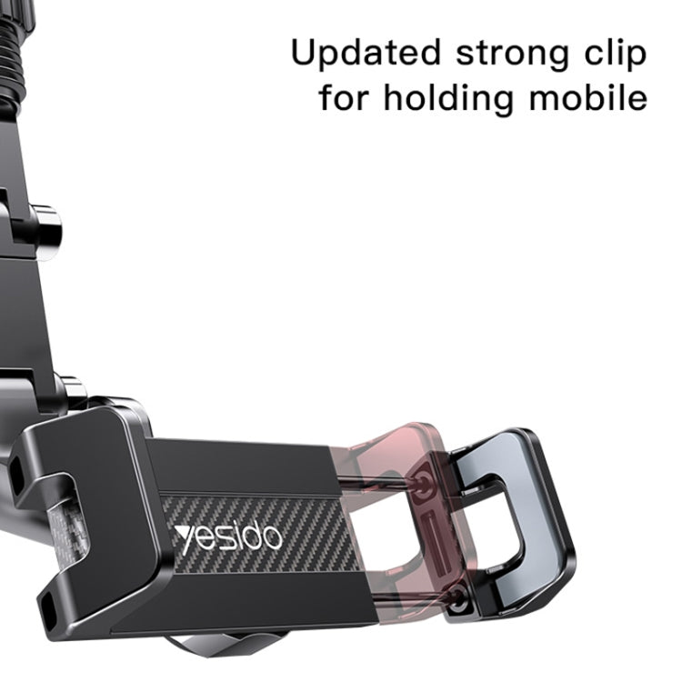 Black car phone holder mount with strong clip for holding smartphone