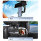 Car rearview mirror phone holder with clip, mounted smartphone for driving