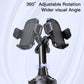 360° adjustable phone mount with two side supports, black
