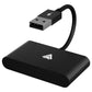 Black CarPlay wireless adapter with USB-A connector cable and compact module