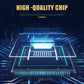Electronic chip illustration for wireless key remote, high-quality circuitry graphic