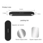 Magnetic car bracket with round and square magnet sheets, size diagram