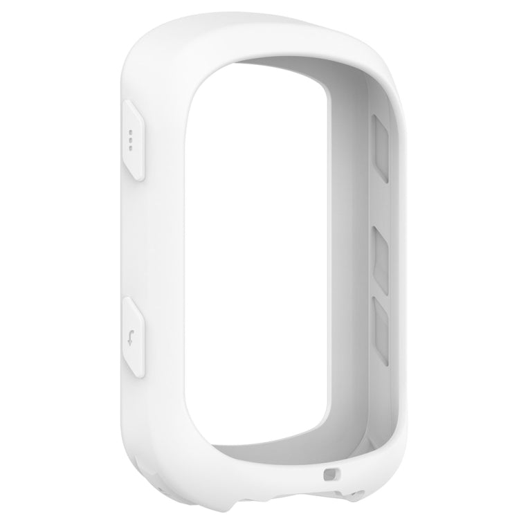 White silicone protective case with empty screen cutout, grippy side panels