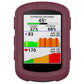 Maroon silicone protective case with clear screen window for bike GPS