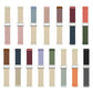 Braided nylon watch band color swatches with silver buckle clasps, assorted colors.