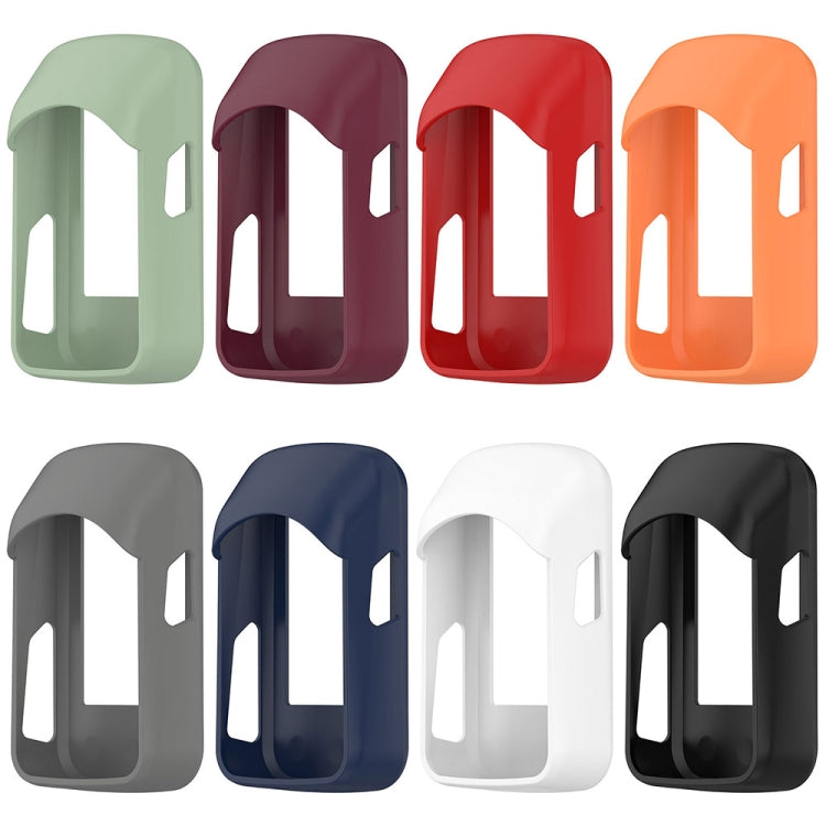 Set of silicone protective cases in multiple colors: green, red, orange, gray, blue, white, black.