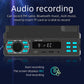 Car Bluetooth MP3 player with LCD display, buttons, AUX port, and memory card slot