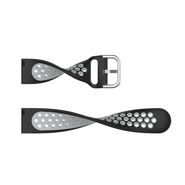 20mm Universal Sports Two Colors Silicone Replacement Strap Watchband