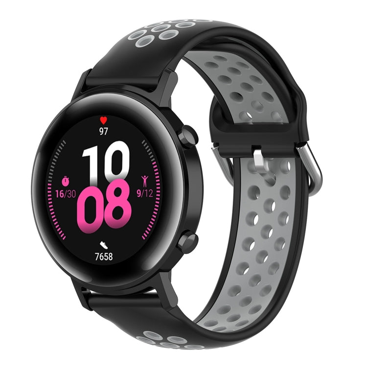 20mm Universal Sports Two Colors Silicone Replacement Strap Watchband
