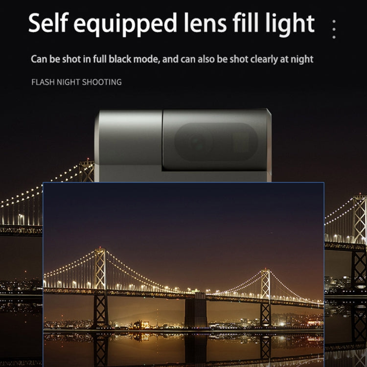 Mini video recorder pen camera showing front lens area with night scene lighting