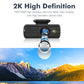 iDV mini audio-video recorder with wide dual lenses and rotating lens module