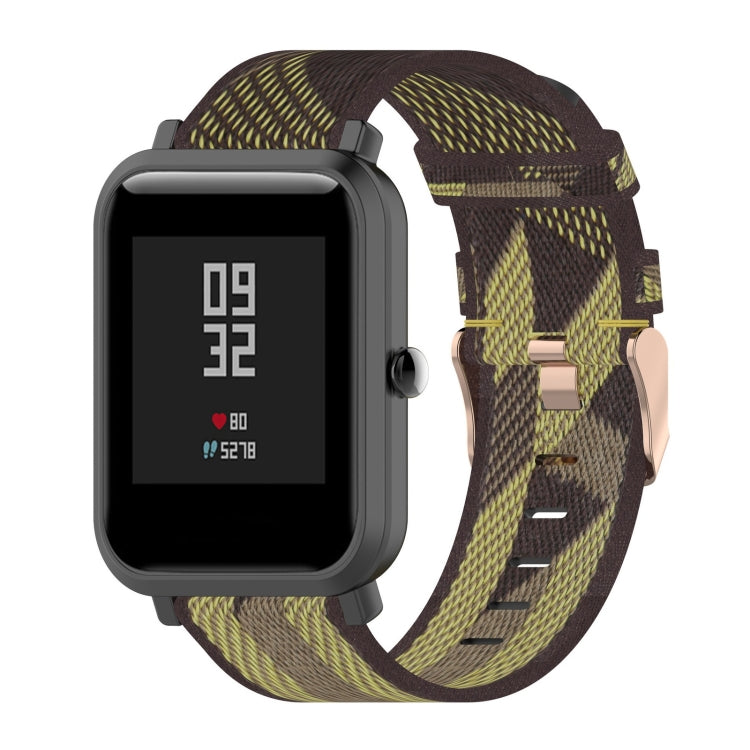 For Amazfit Bip Lite Version 1S / Bip S 20mm Nylon Denim Canvas Replacement Strap Watchband