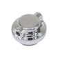 Chrome fuel pressure regulator valve with threaded inlet and mounting base