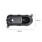 Black glove box handle switch, size 120mm wide and 50mm tall