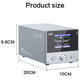 Intelligent double welding station size view, silver control unit with front dials