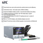 Intelligent double welding station with dual handpieces and front touchscreen display