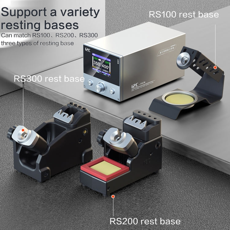Welding station with RS200/RS300 resting bases and two electrode holder cradles