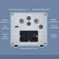 Back panel of welding station with interface ports, USB, and master power switch