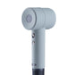 Light gray silicone protective case for hairdryer, fitted over handle and top