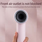 Pink silicone protective case with front air outlet opening on hairdryer