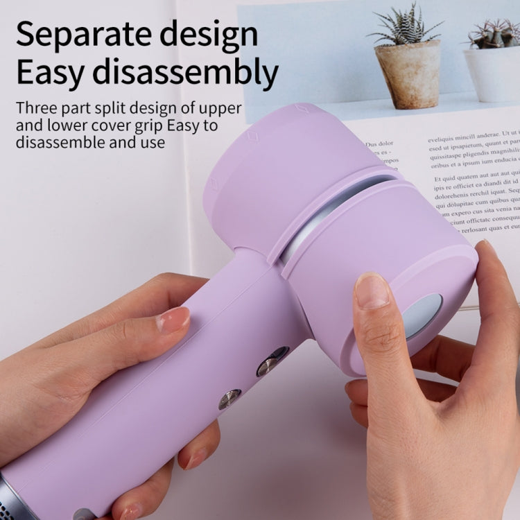 Purple silicone cover for Dyson hairdryer, split design for easy disassembly