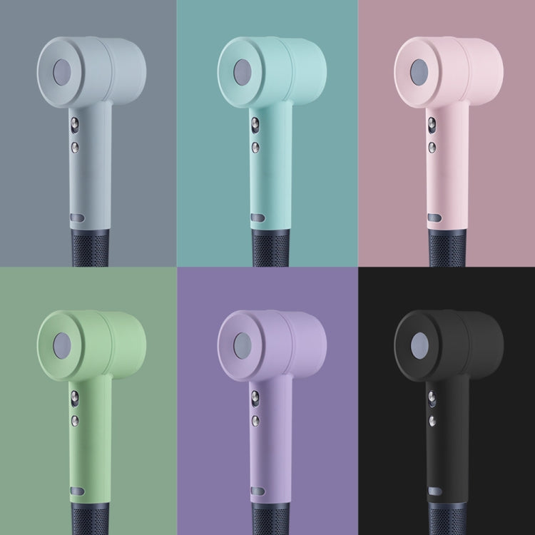 Set of colored silicone protective cases for Dyson hairdryer: gray, mint, pink, green, purple, black