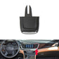 Black air outlet paddle insert installed on dashboard air vent