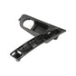Black interior door handle base bracket, detached insert with mounting tabs