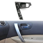 Black interior door handle base bracket, detached housing with mounting holes