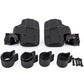 UTV rear view mirror mounting brackets and clips with screws and hardware