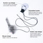 Cat teaser toy set with suction cup, adjustable cord, and plush mouse