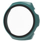 Green PC watch protective case with integrated tempered film ring cover