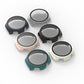 Assorted color PC watch protective cases with integrated tempered film screen guards