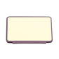 Purple wave-pattern phone card holder back with smooth panel and stitched border.