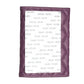 Dark purple phone card holder back panel with textured adhesive backing