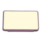 Dark purple mobile phone card bag back sticker with blank front panel and border.