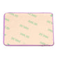 Light tan adhesive backing sheet for phone card holder sticker with printed pattern