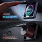 JOYROOM mini car charger mounted in dashboard, showing PD and QC3.0 ports
