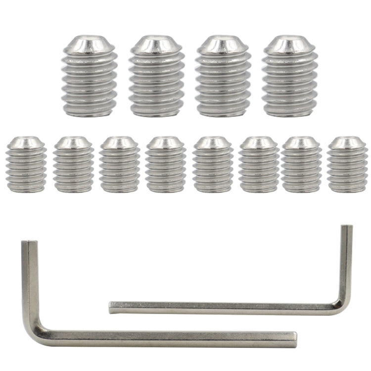 Assorted fuses, mounting screws, and L-shaped hex key for fuse power distribution