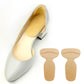 Pair of anti-grinding silicone heel stickers, skin-tone, thickened for shoe heels