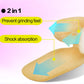 Thick silicone heel sticker with shock-absorption cushioning for anti-grinding